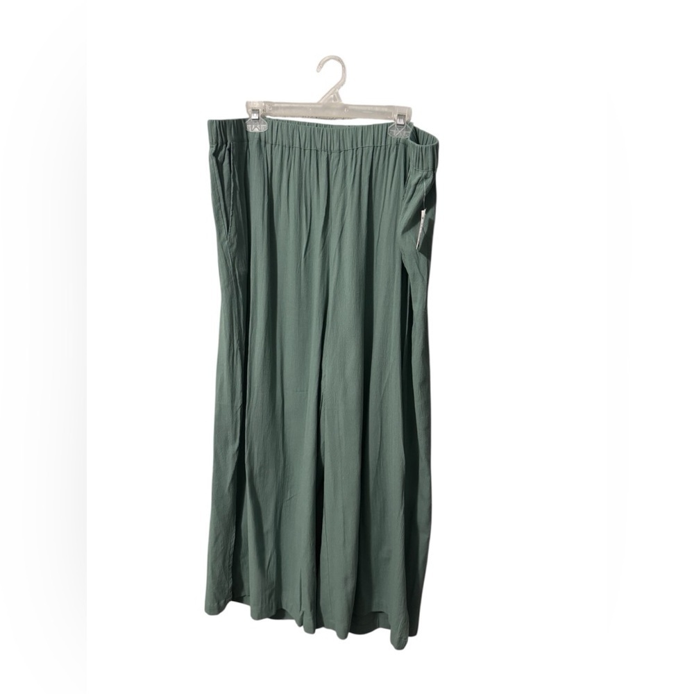 ✨ NWT Fresh Produce Avila Capri Pants Light Green 2X Comfy Resort ✨